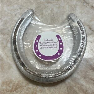 Authentic Racing Horseshoe - Silver